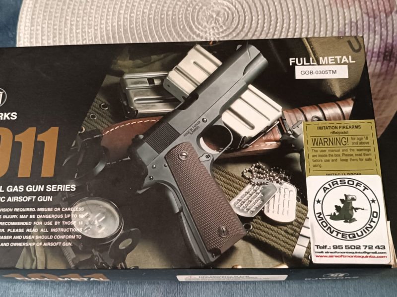 KJWORKS M1911 FULL METAL CON BLOWBACK