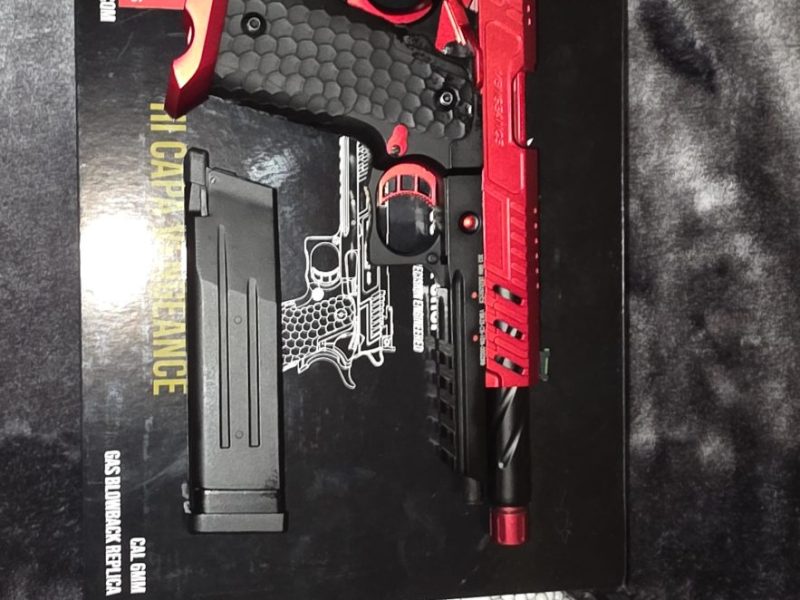 HI CAPA VENGEANCE RED BLACK GAS