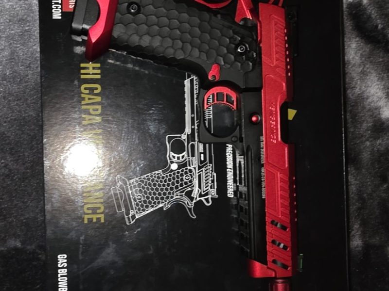 HI CAPA VENGEANCE RED BLACK GAS