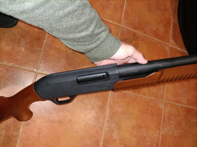 Escopeta metálica Steel defender
