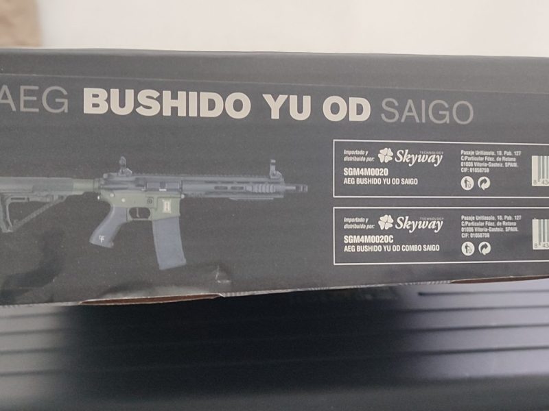 Pack Airsoft Premium: Saigo Defense Bushido + Pistola Hi-Capa + Maleta Rígida (casi nuevo)