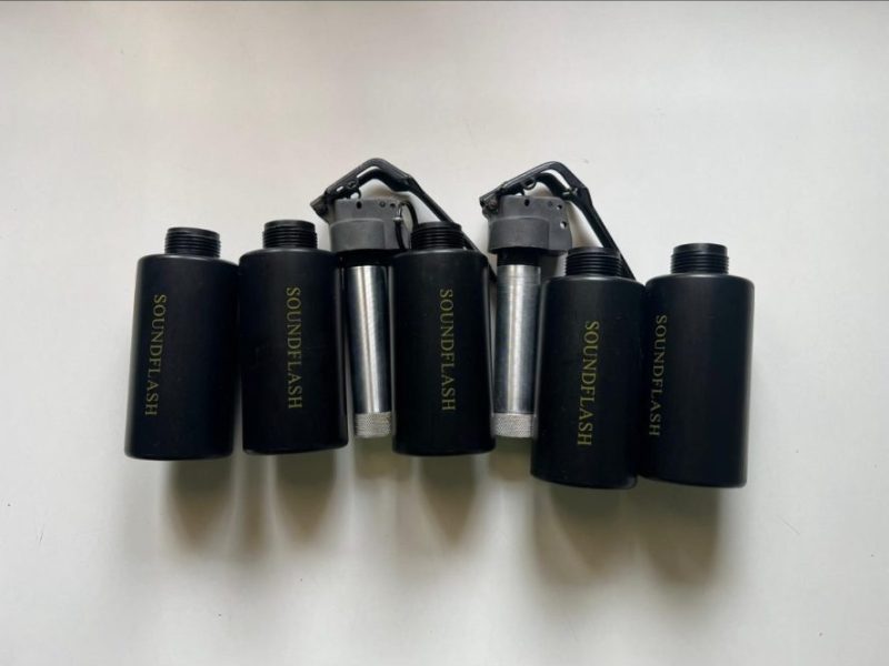 5 Granadas 6 bombas de humo