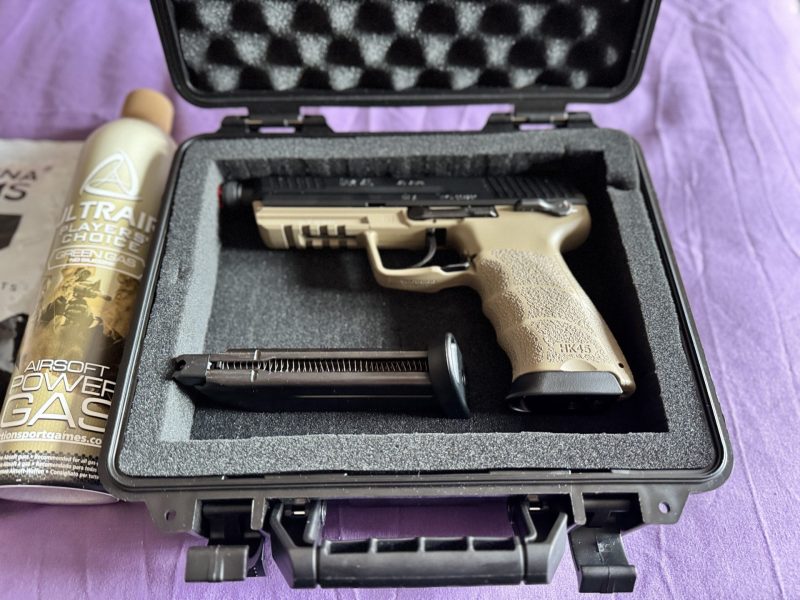 Hk 45 tactical negro-tan