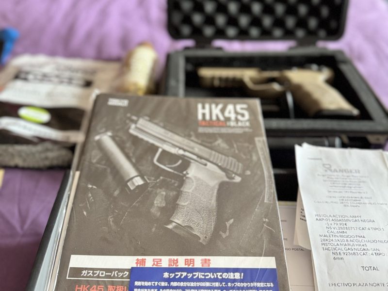 Hk 45 tactical negro-tan