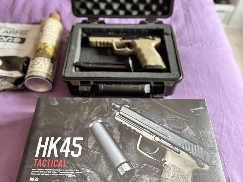 Hk 45 tactical negro-tan