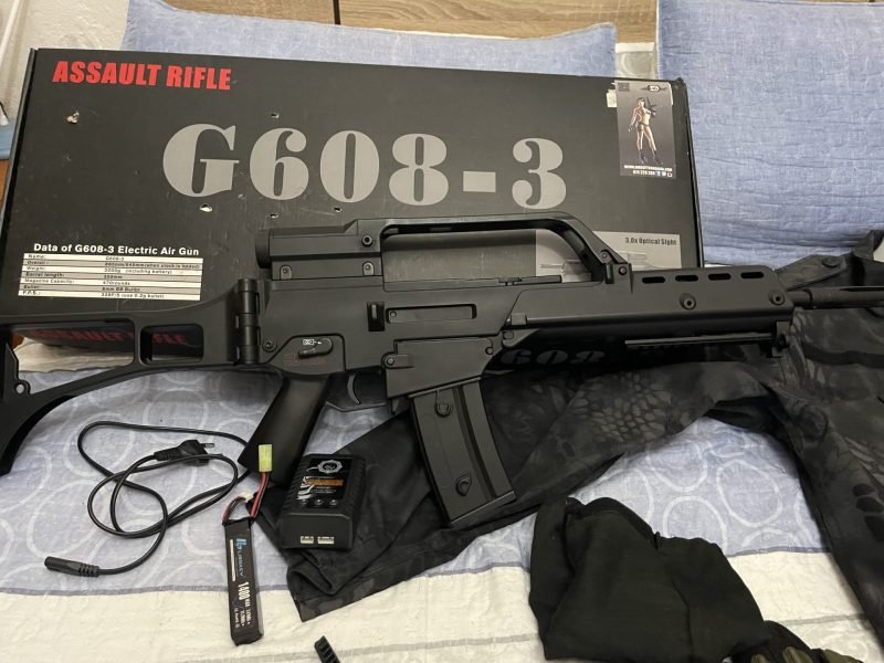 🔥 PACK AIRSOFT COMPLETO – LISTO PARA JUGAR 🔥