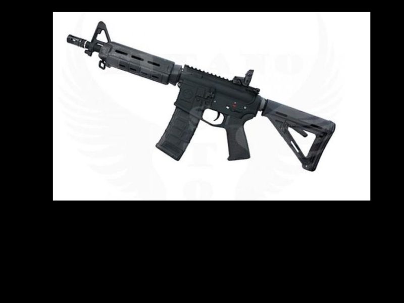Ametralladora M4 de MOE CQB de color negro
