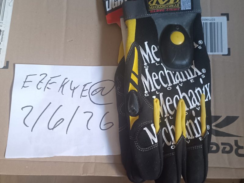 guantes mechanix old gen con luz