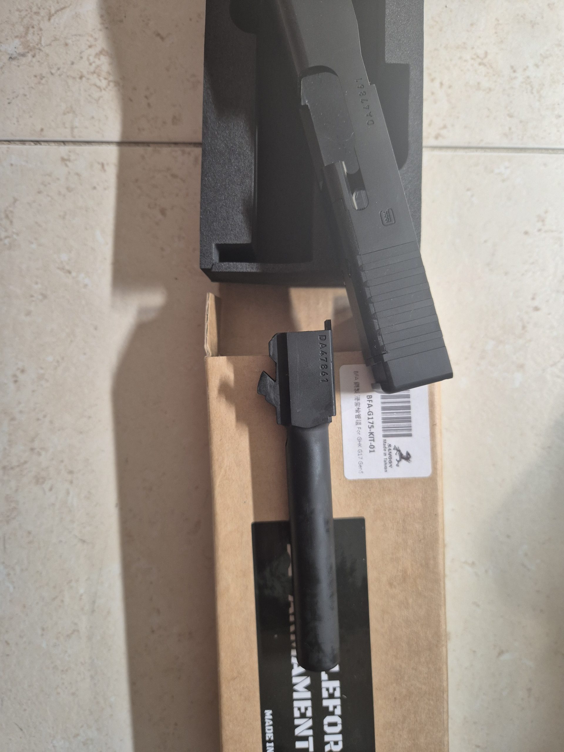 Corredera y Cañón GHK Glock 17 Gen 5 (Original)