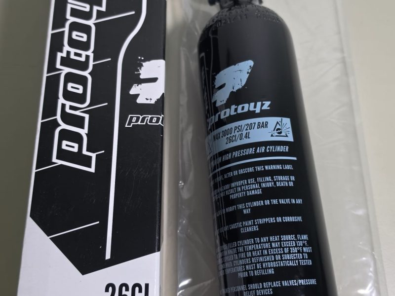 Botella HPA 0.4L 3000 PSI