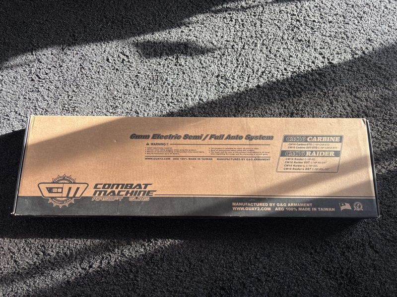 Réplica Airsoft G&G CM16 Raider-L DST (M4 Tan) - Con Caja Original