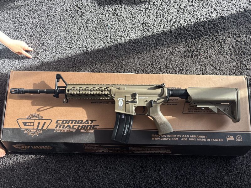 Réplica Airsoft G&G CM16 Raider-L DST (M4 Tan) - Con Caja Original