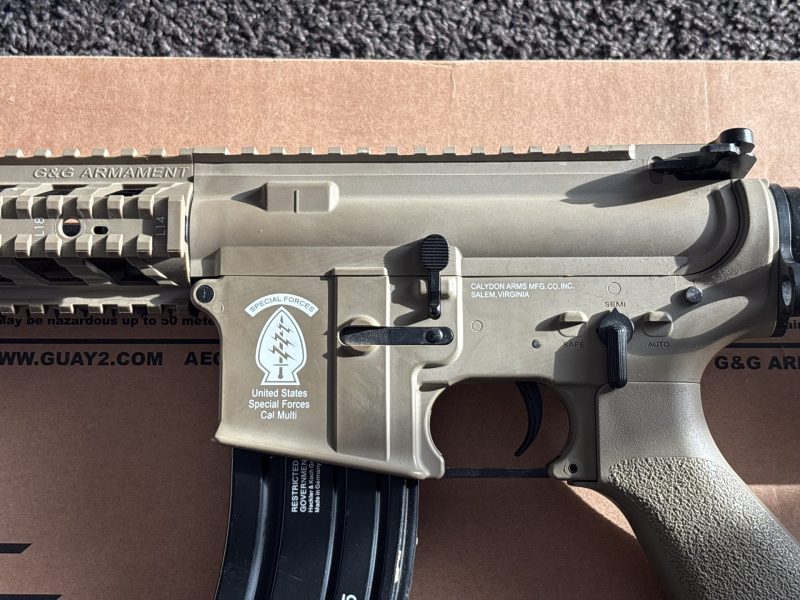 Réplica Airsoft G&G CM16 Raider-L DST (M4 Tan) - Con Caja Original