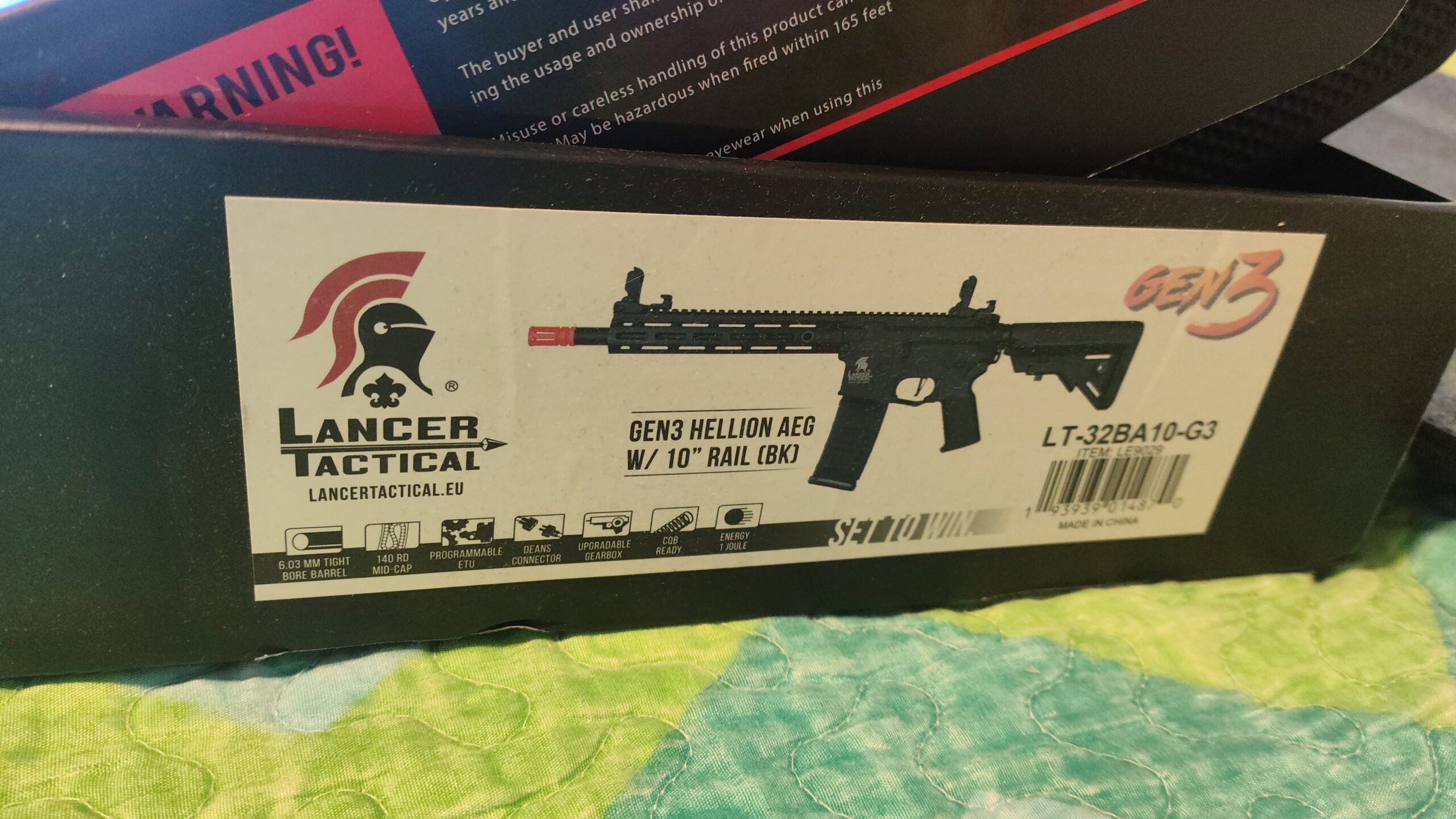 Equipamiento Básico, Lancer Tactical Gen 3, Madrid.