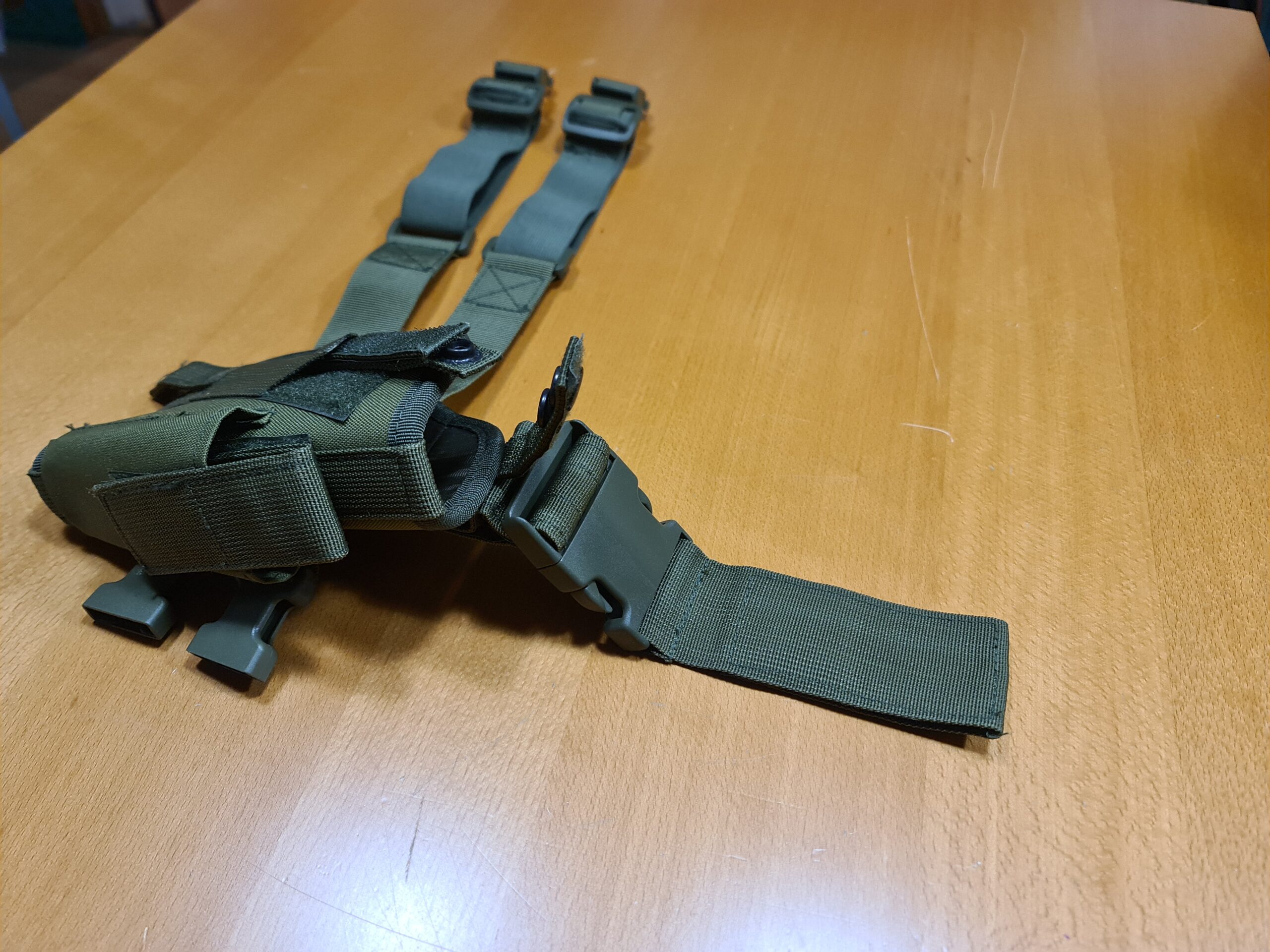 Funda de pistola táctica verde