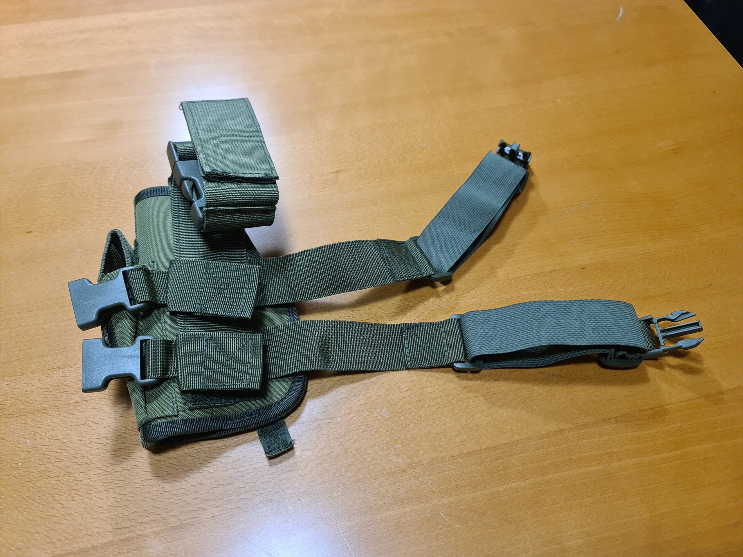Funda de pistola táctica verde