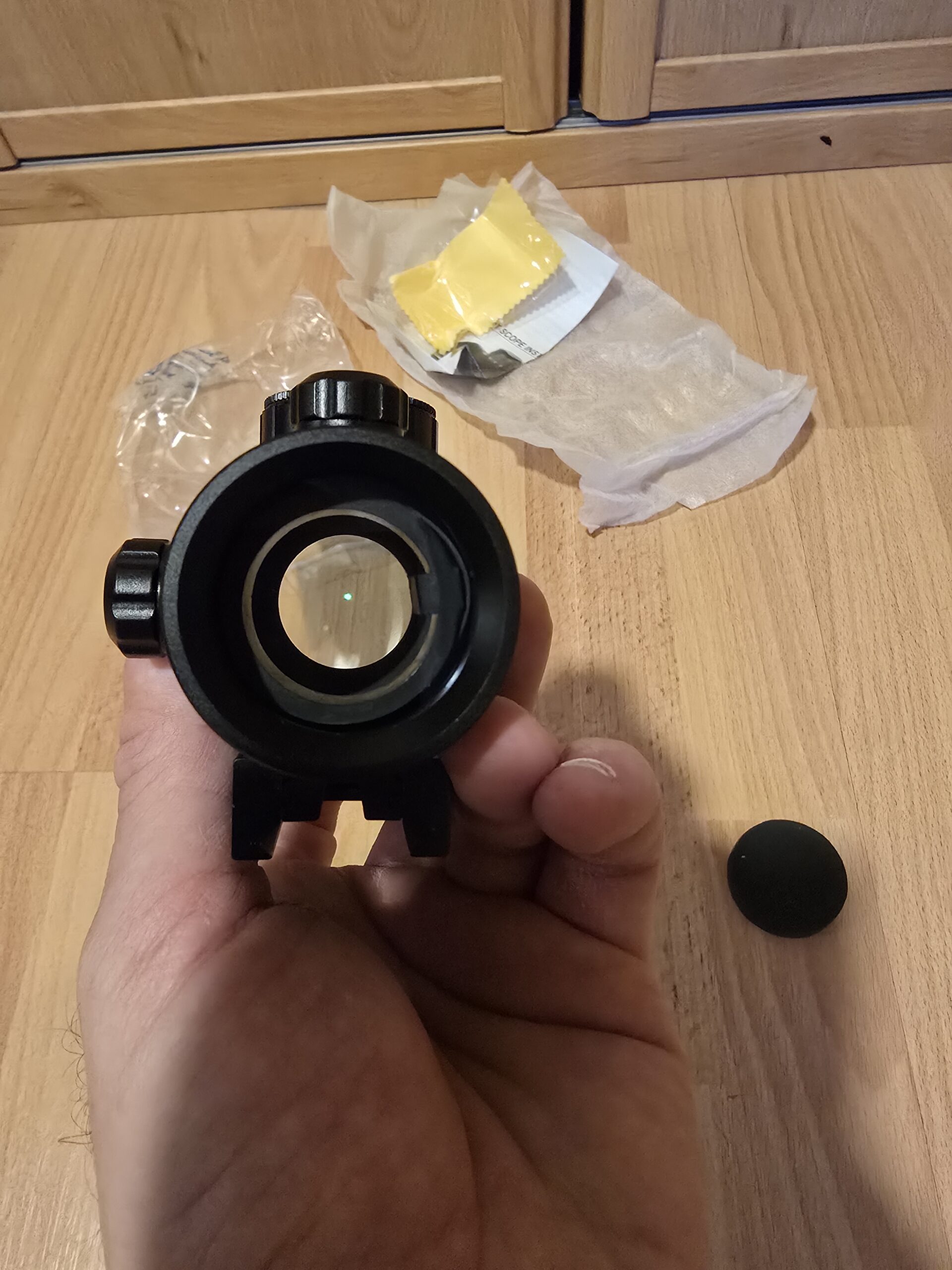 Mira telescópica Bushnell 1X30RD con punto rojo