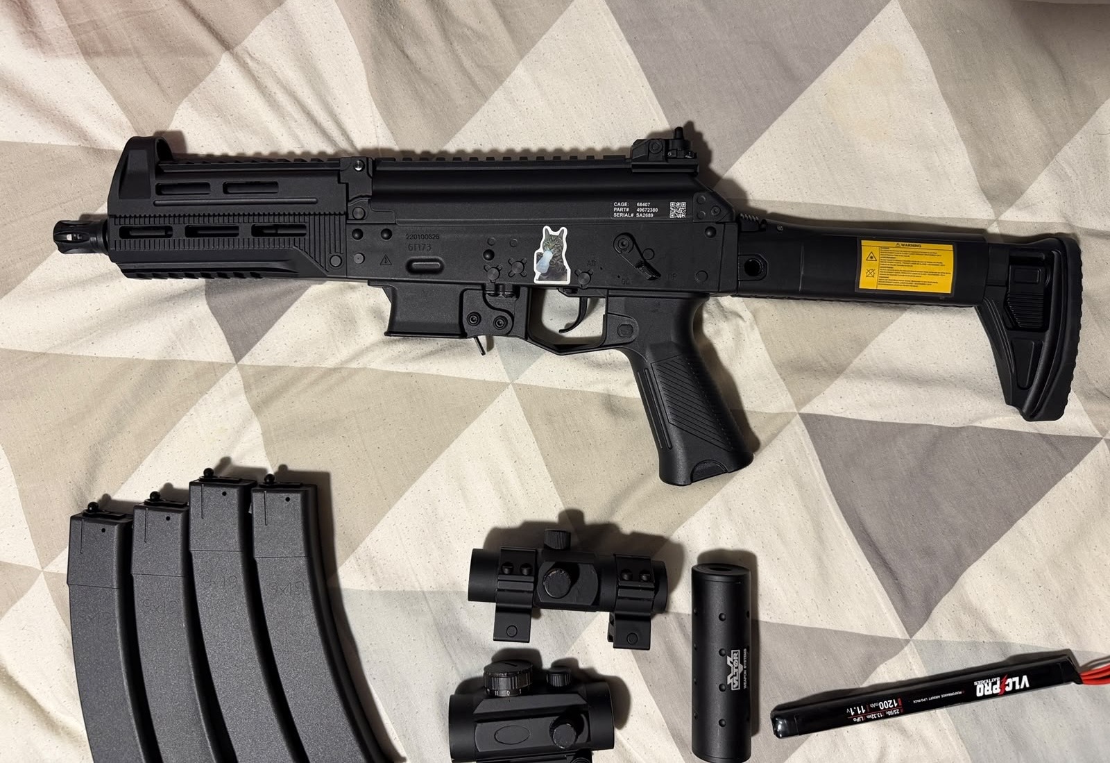 SPECNA ARMS SA-J20 FLEX con Upgrades + cosas