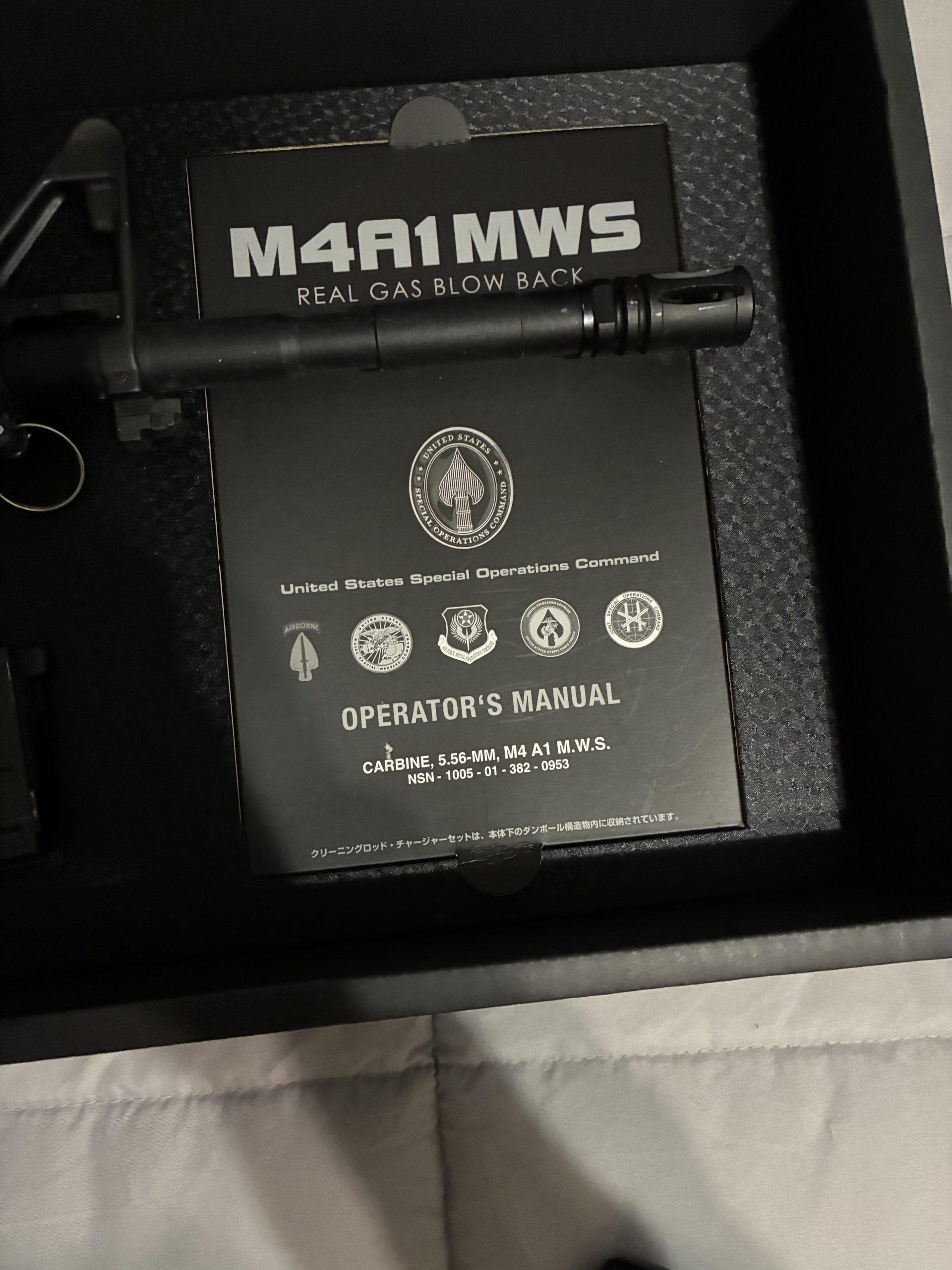 TOKYO MARUI MWS M4 GBBR + 2 CARGADORES