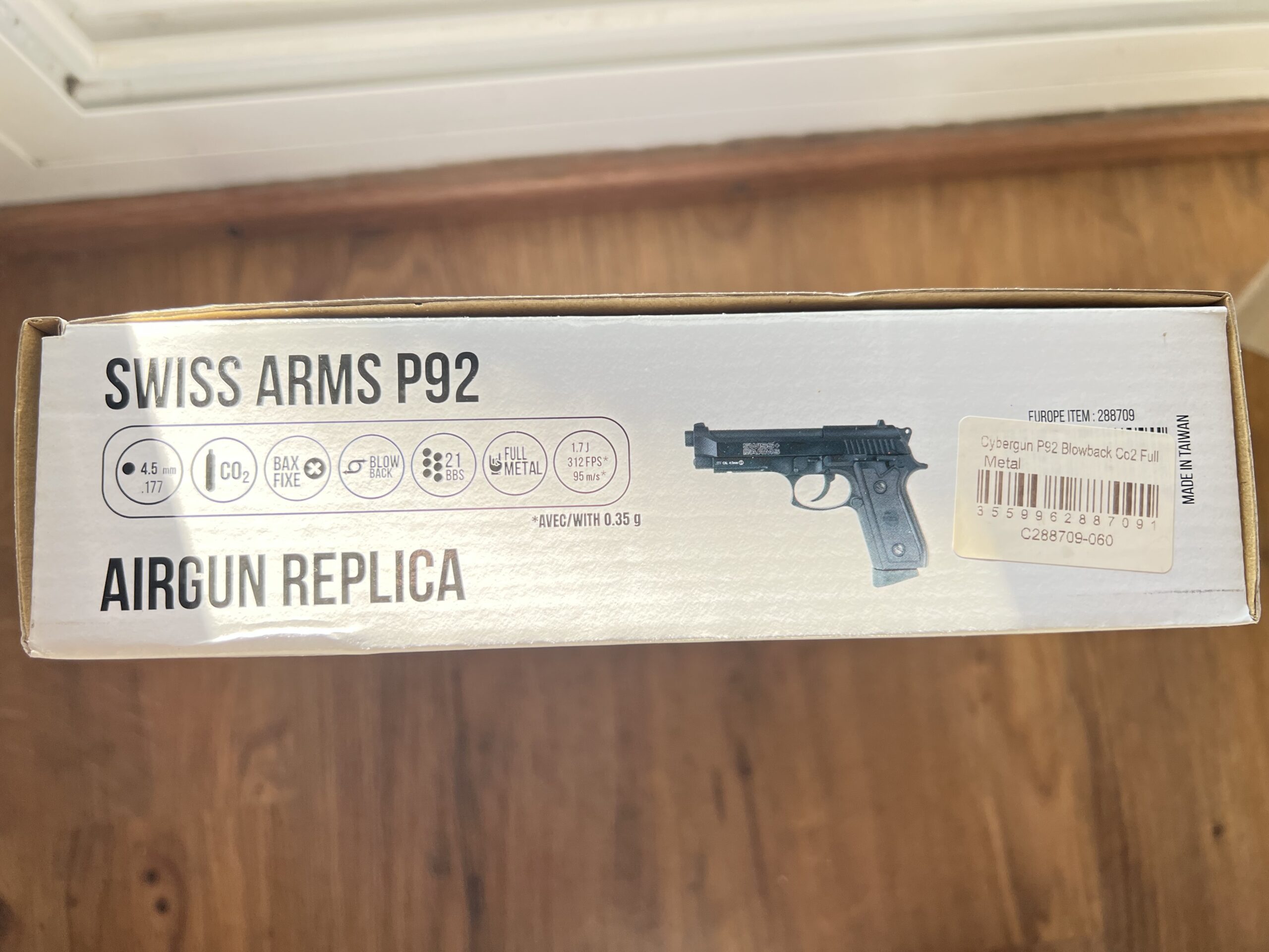 Pistola réplica Swiss Arms P92