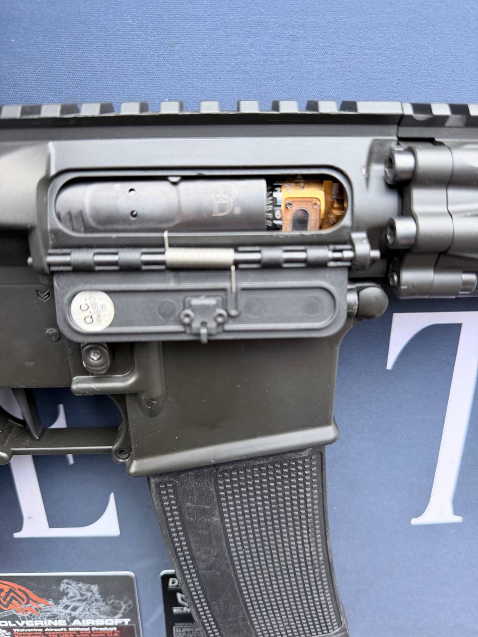 CYMA PLATINUM DANIEL DEFENSE MK18 RIII REPLICA ESHOOTER ETU BLACK on the VVD system