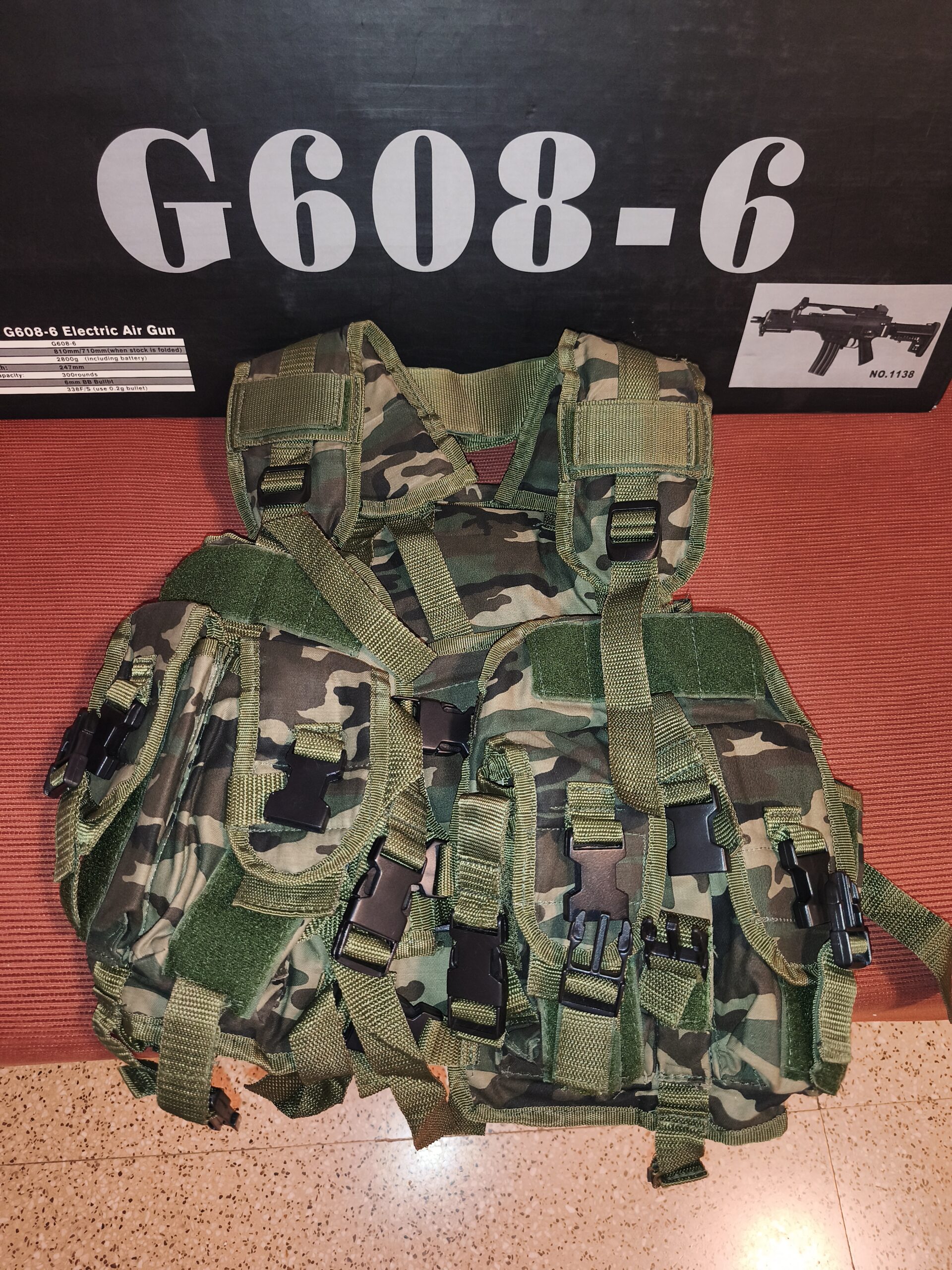 Pack de airsoft con Replica J.G. G608-6 en Aspe/Elche