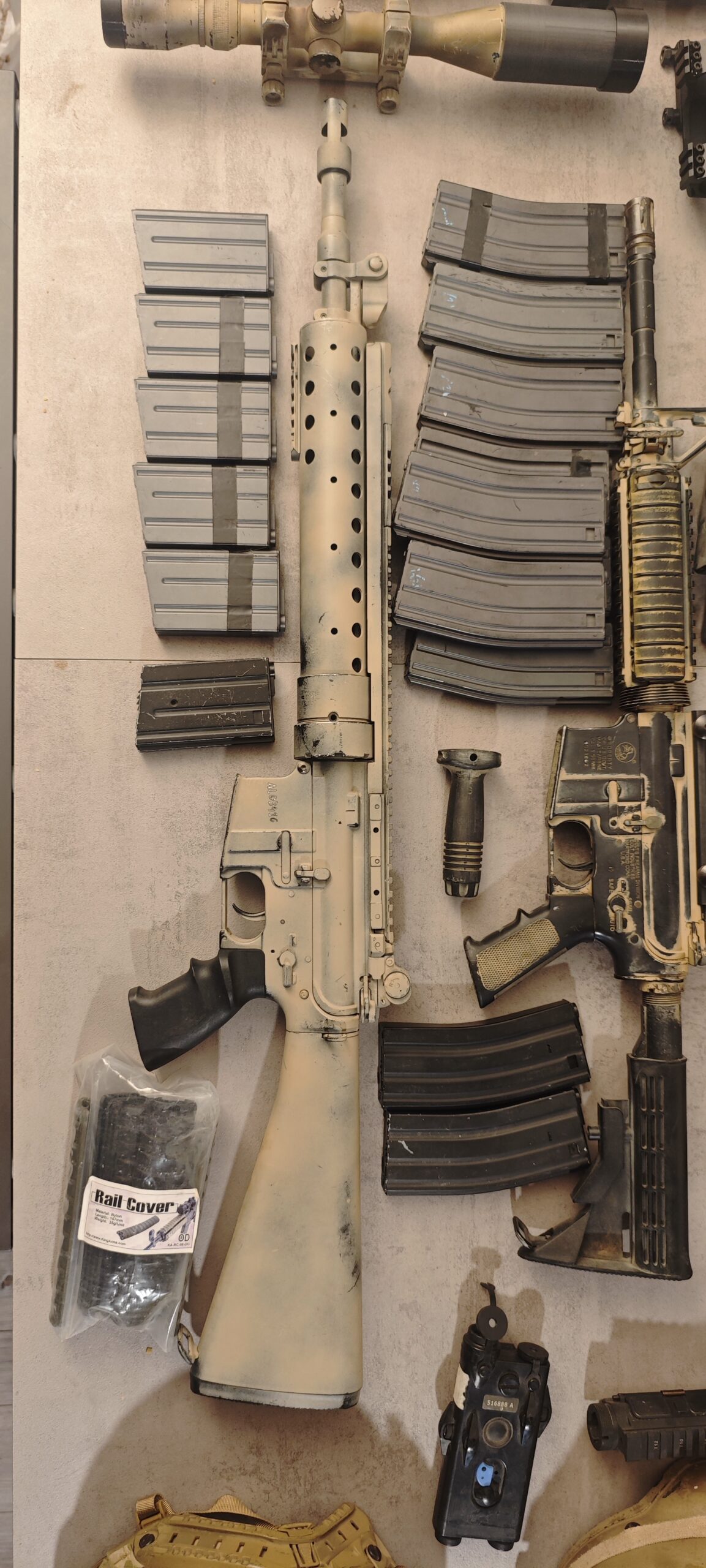 Varias replicas M4 G&P, HK417 VFC, SPR DBOYS