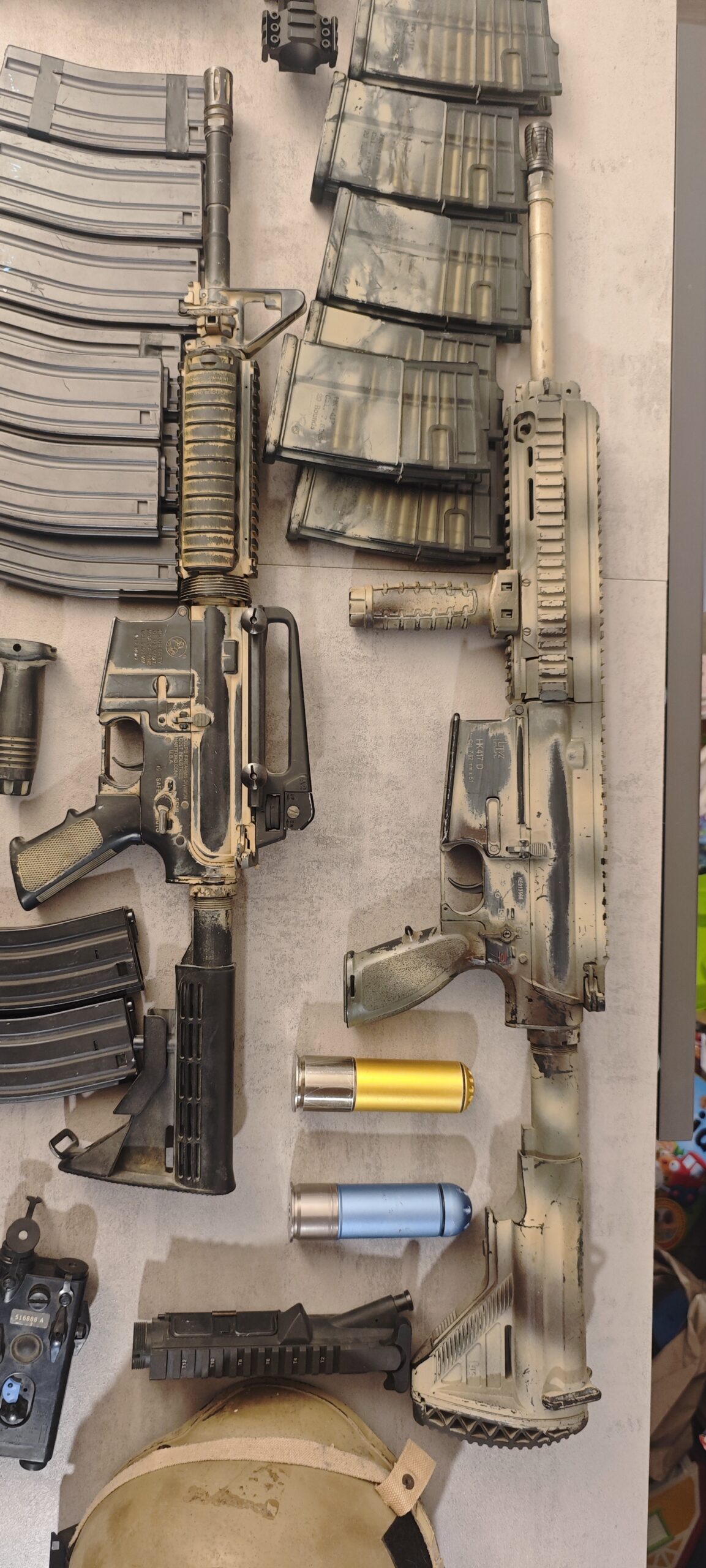 Varias replicas M4 G&P, HK417 VFC, SPR DBOYS