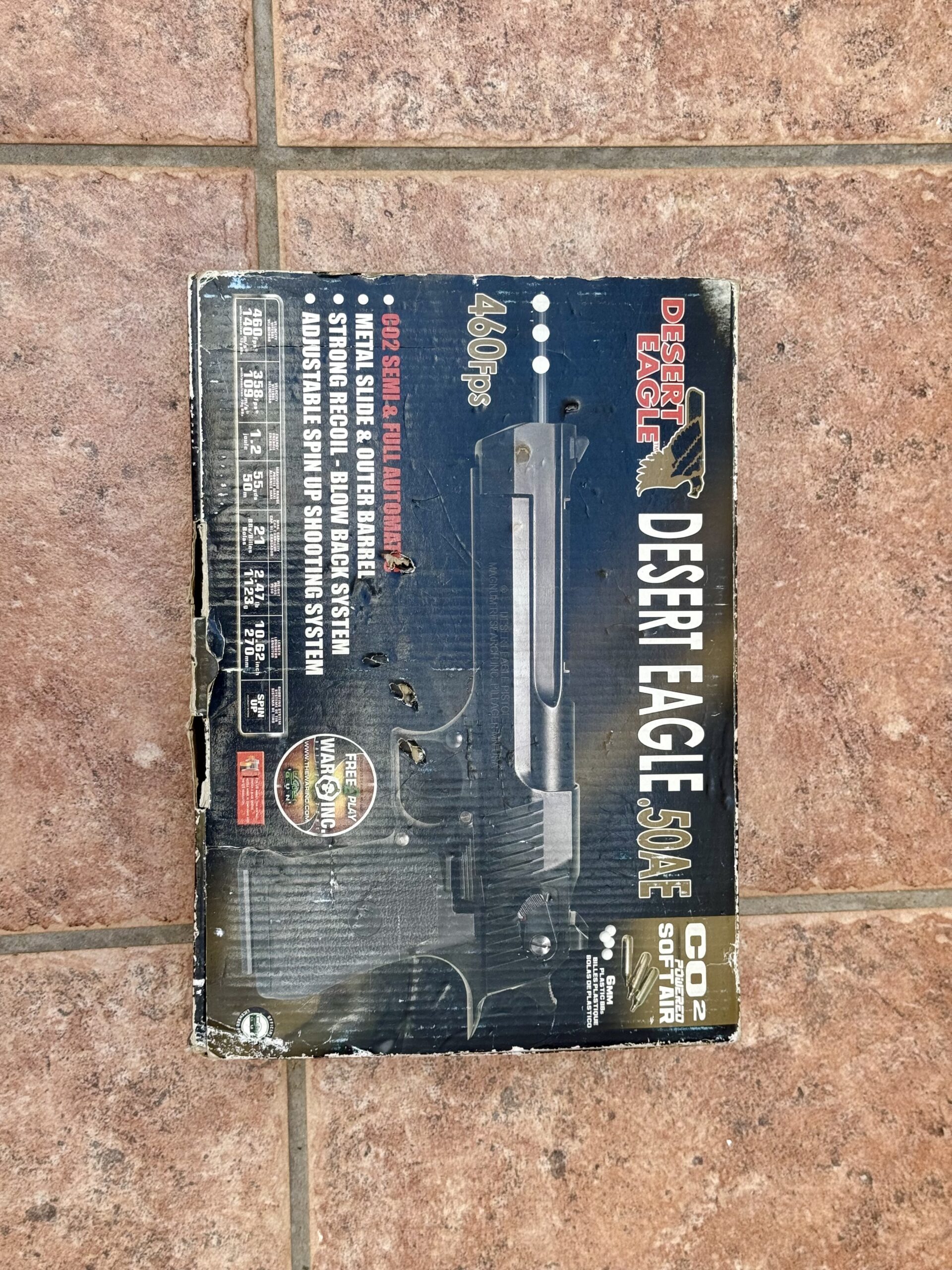 Desert eagle blowback