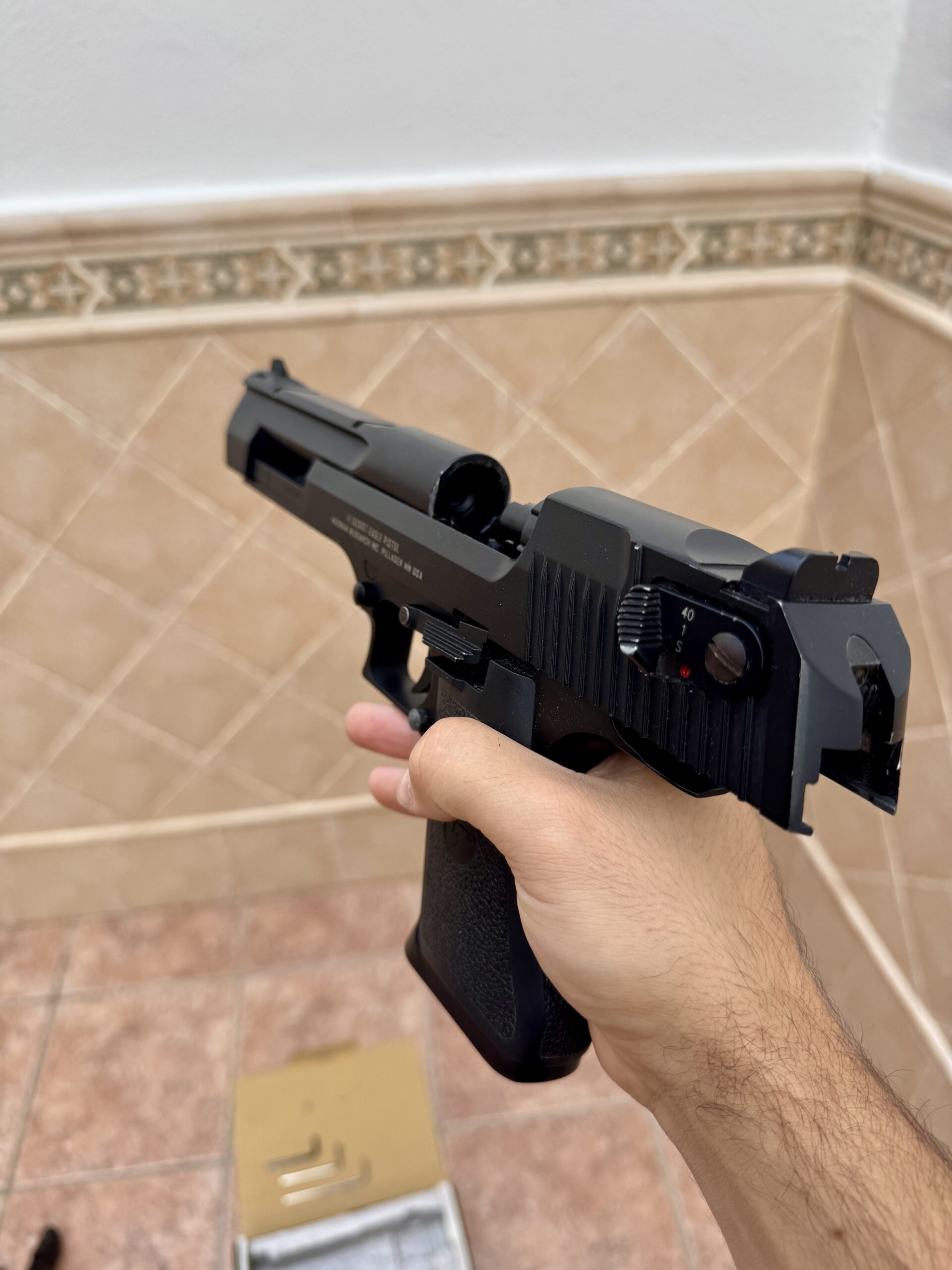 Desert eagle blowback