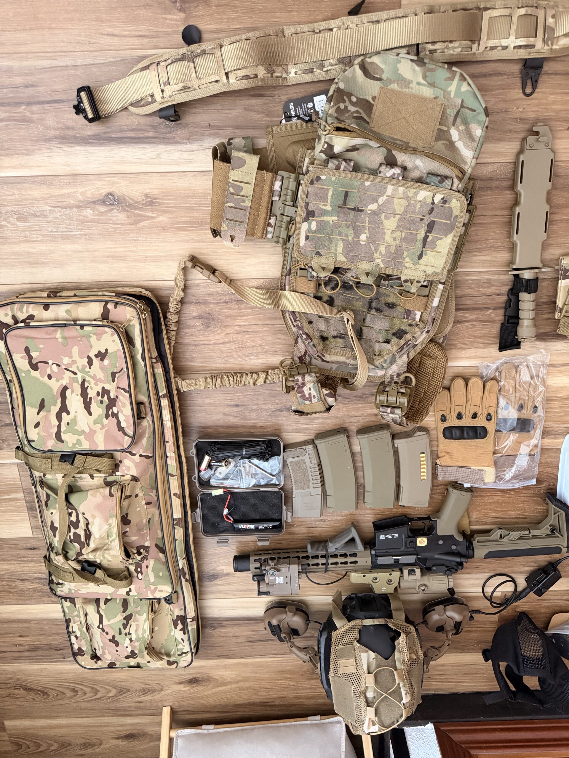 Equipo completo airsoft