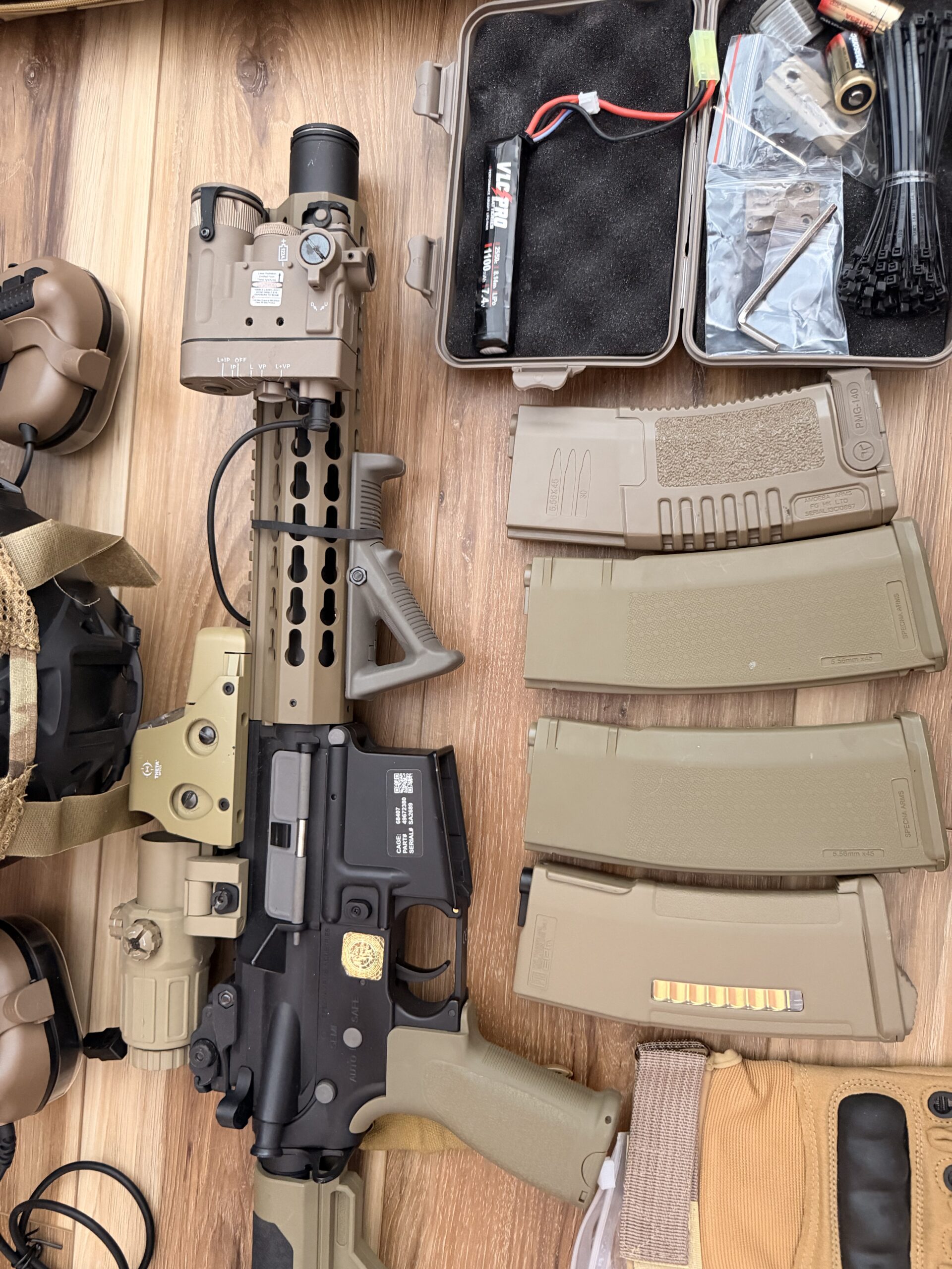 Equipo completo airsoft