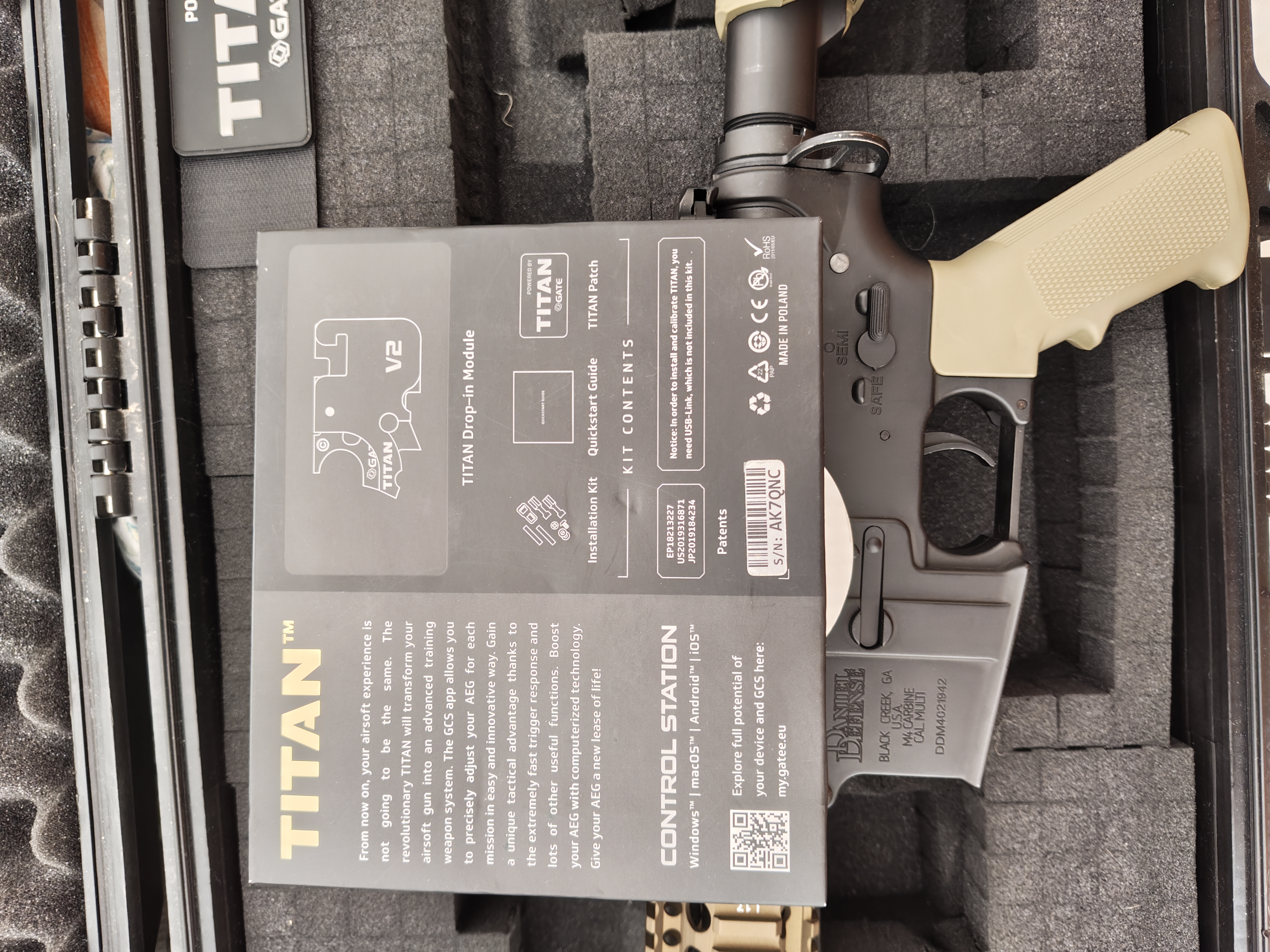 Specna arms mk18 full metal Daniel defens con todo lo de las fotos