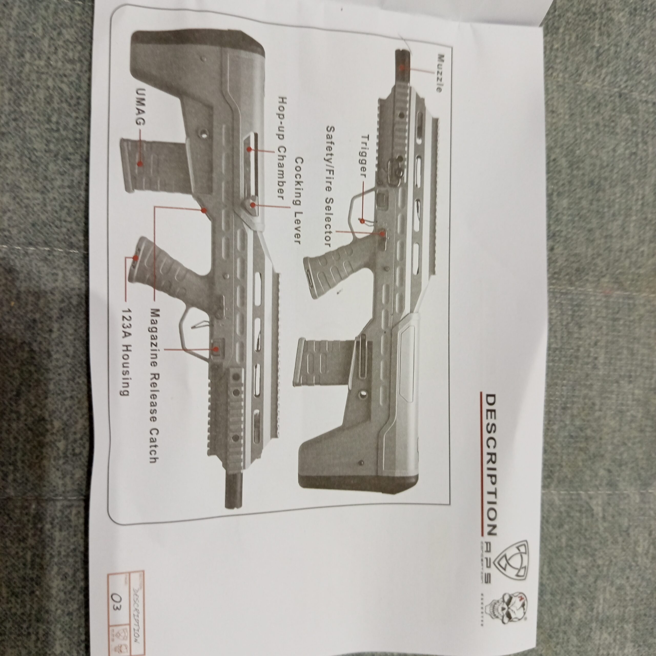 APS UAR501B Urban Assault Rifle + lote completo – Barcelona