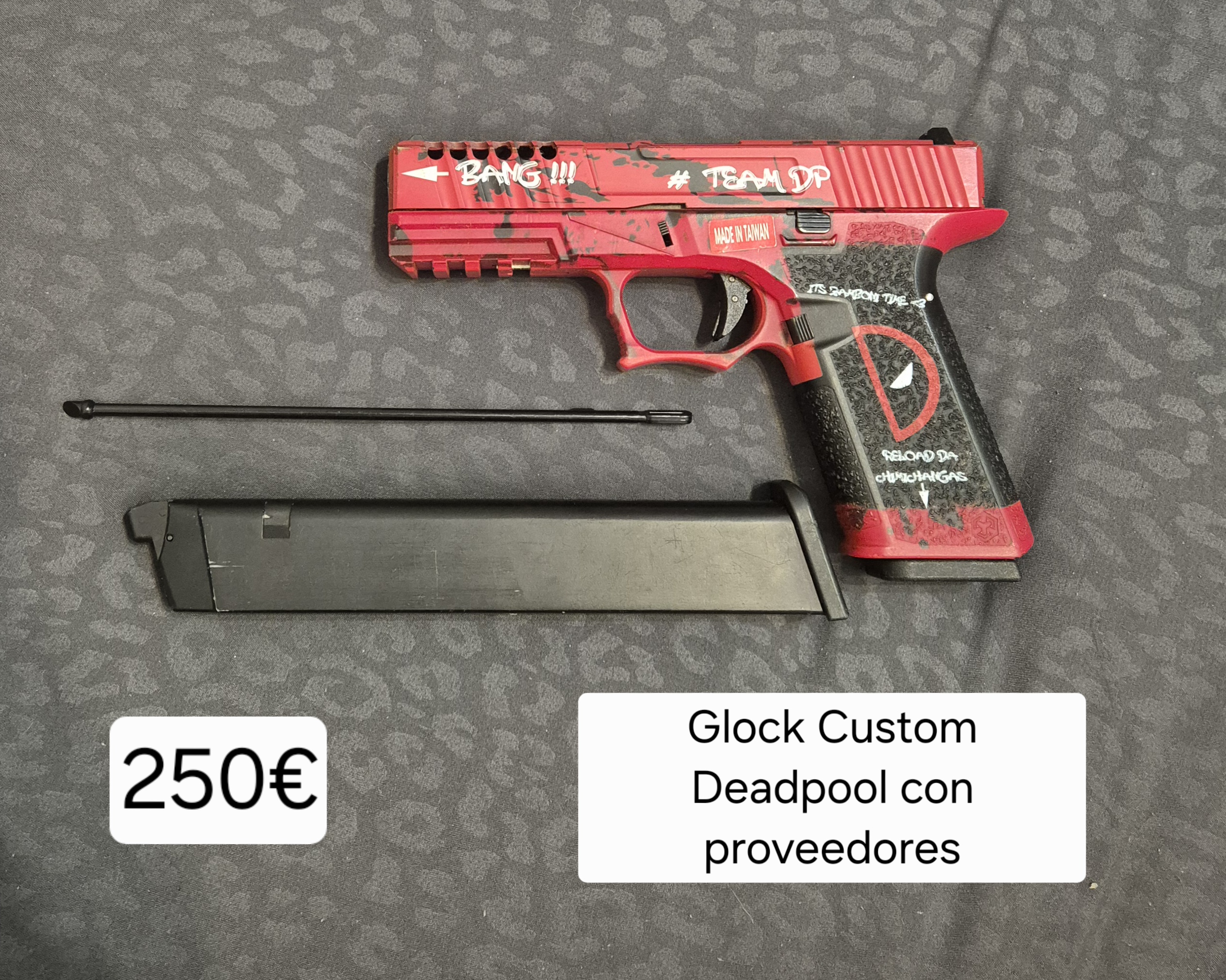 Glock Custom Deadpool usada en Alicante