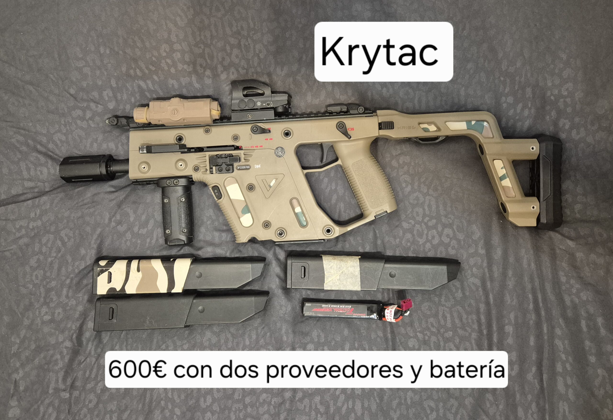 Krytac Kris Vector usada en Alicante