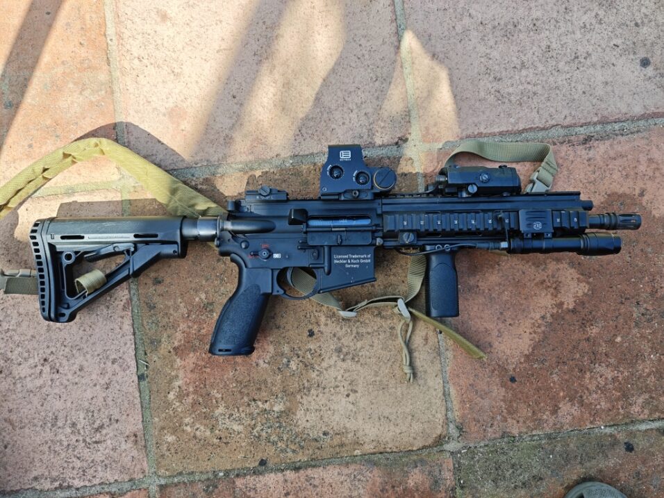 HK 416 V5 Vegaforce AEG Mejorada Usada