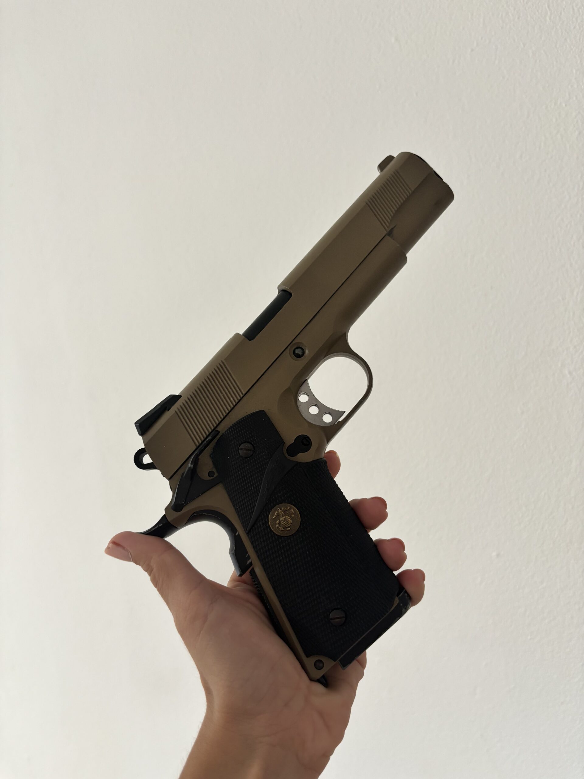 KJ works 1911 MEU gas, usada en Cádiz