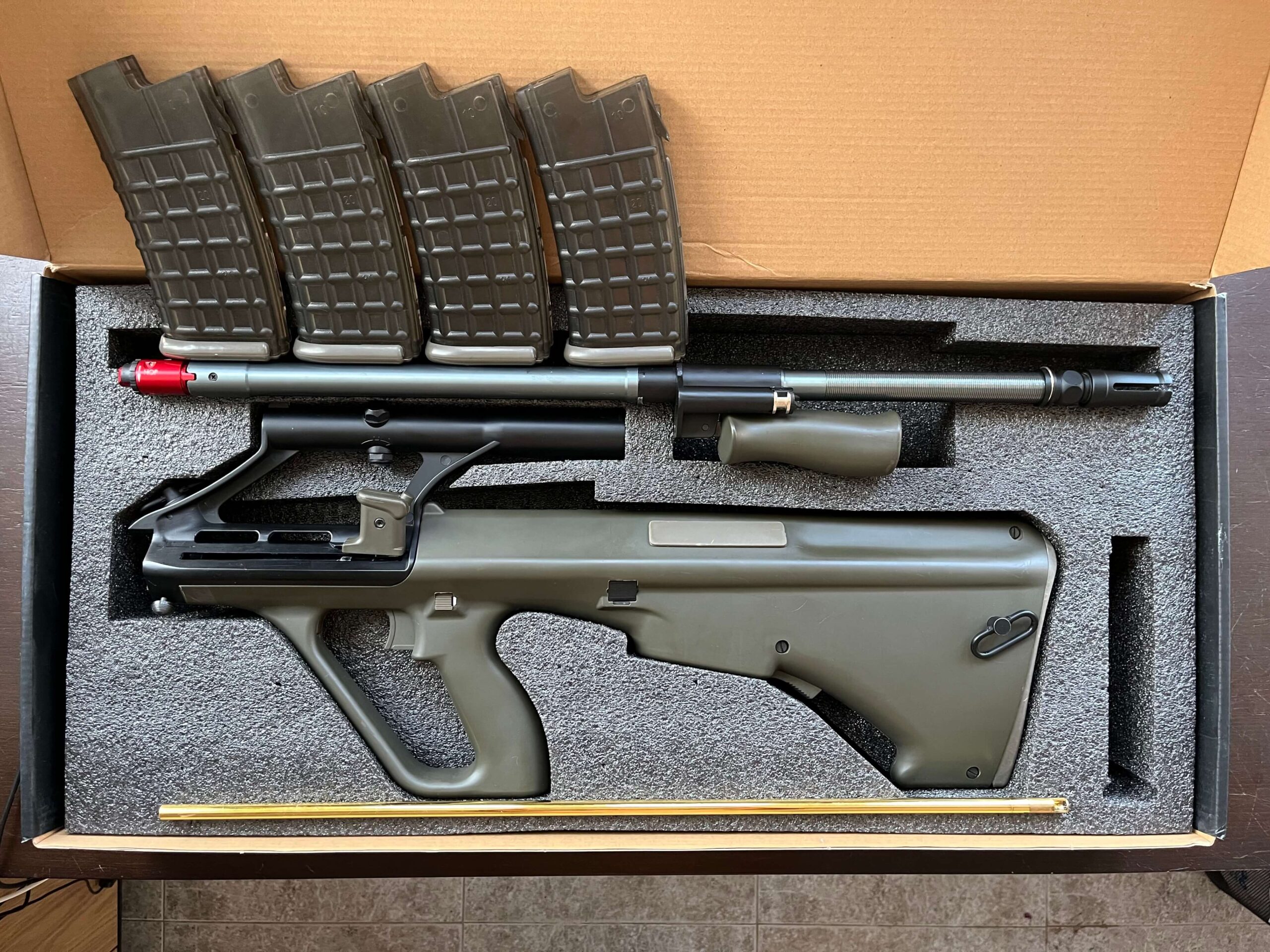 Novritsch SSR77 A1 (Steyr AUG A1) + accesorios