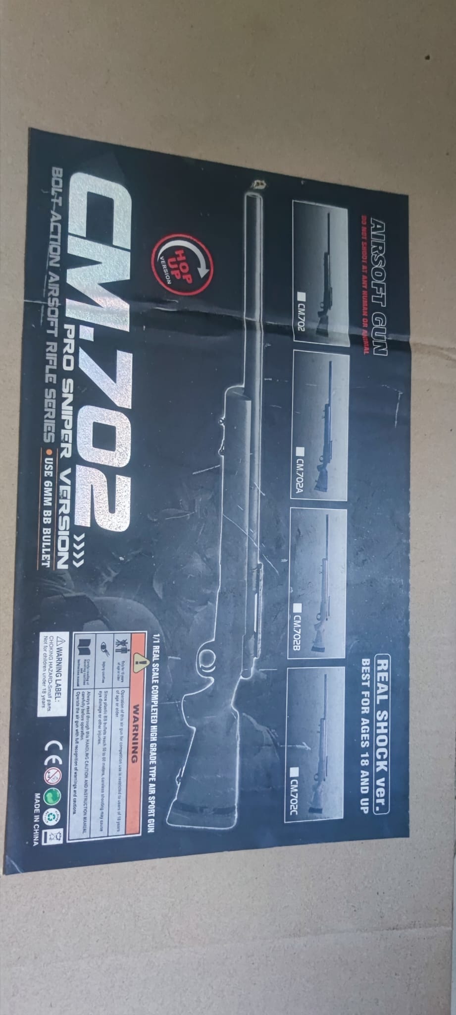 Pro Sniper CM.702+Paquete bolas+Mascara