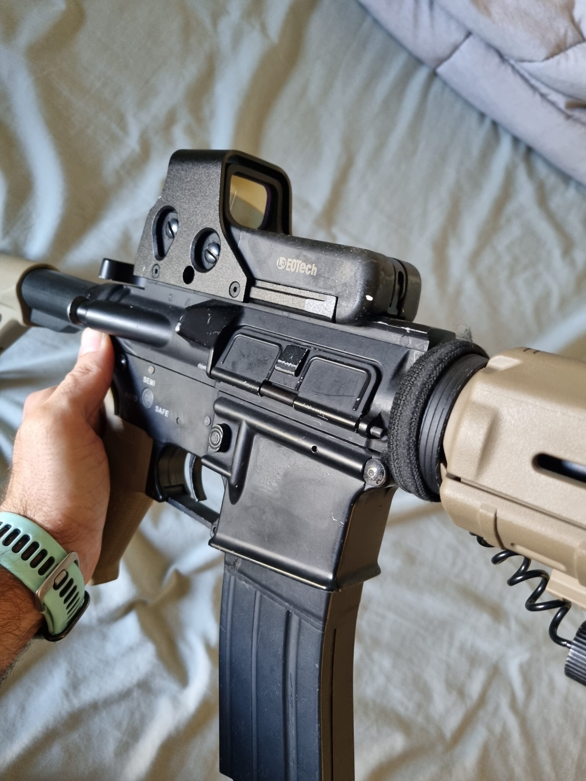 M4 Upgradeada y M1911 color Tan