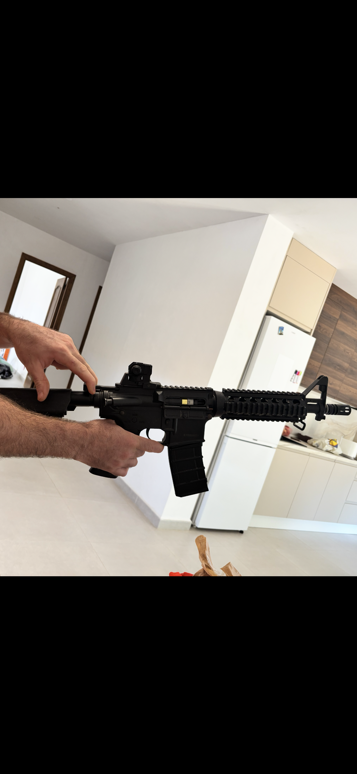 Fusil de asalto M4 usada en Cádiz